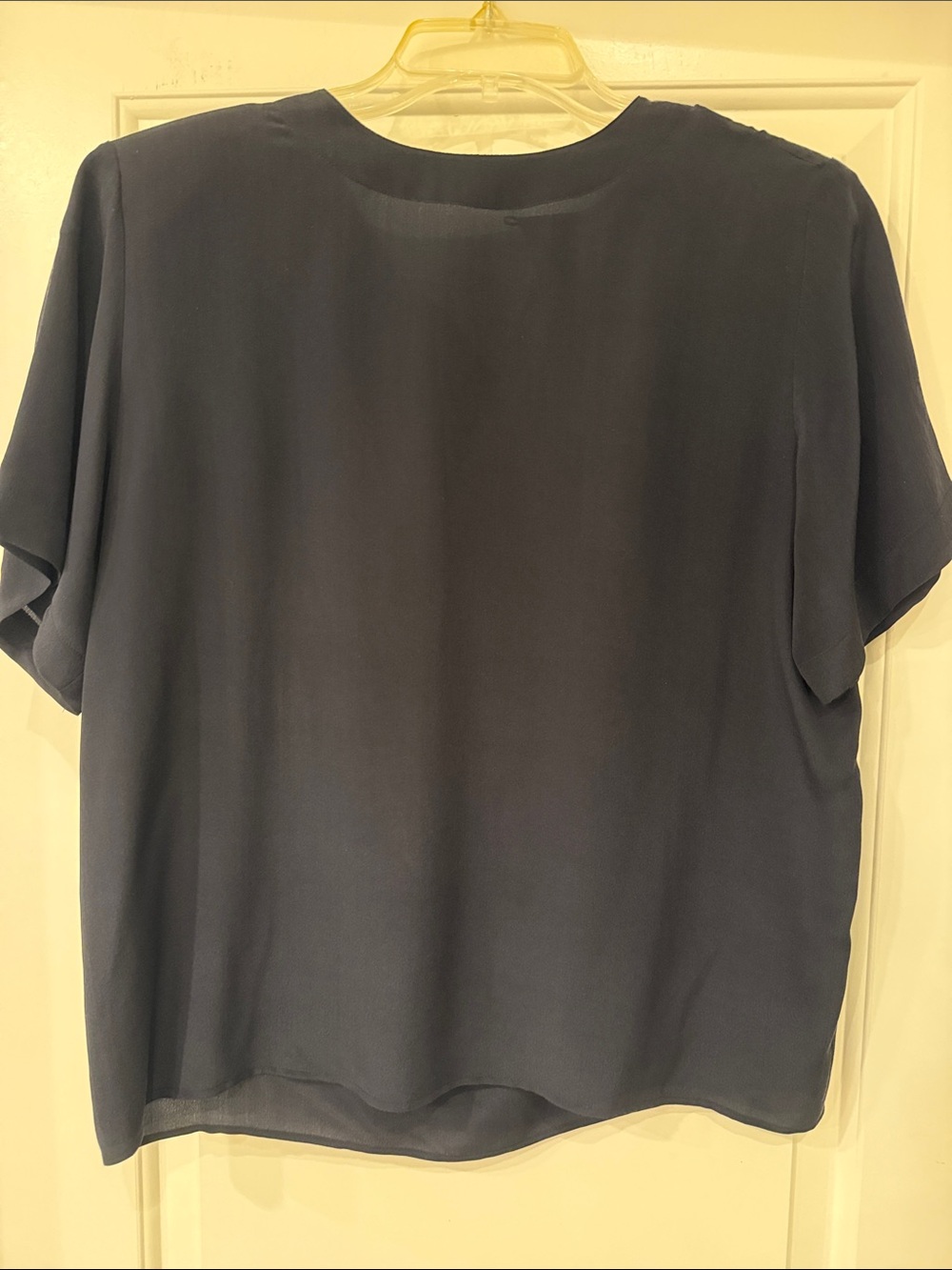 Anna And Frank Navy Short Sleeve Blouse